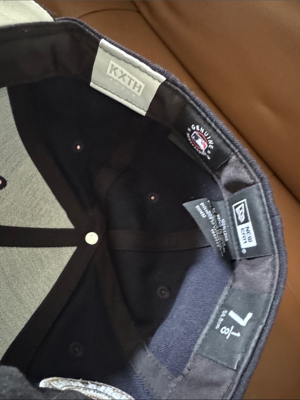 Kith New York Yankees Navy Blue Hat with White NY Logo - Picture 2 of 5